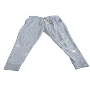 U.S. Polo Assn Gray Jogger Sweatpants Mens 2XL Drawstring Zip Pocket